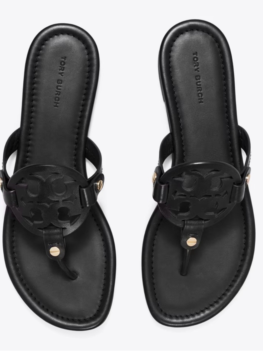 Tory Burch Miller Sandal Color Black